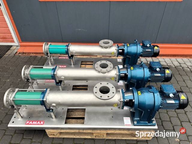 Pompa śrubowa ślimakowa spożywcza Netzsch NE60A mazowieckie sprzedam