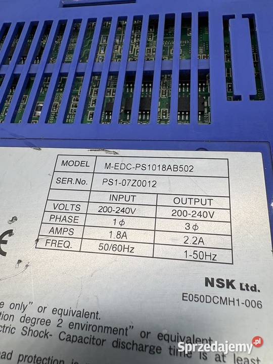 NSK Ltd MEDC1018AB502 Servodrive 22A Warszawa