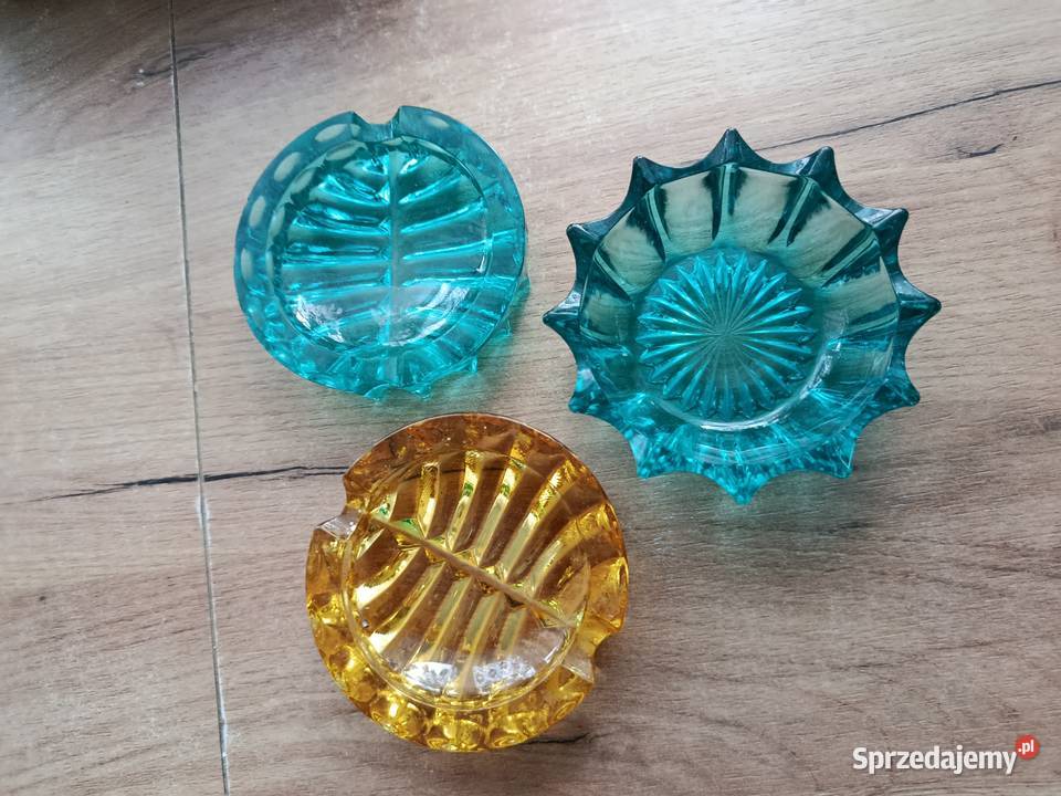 Popielniczki Ząbkowice 2 sztuki i miseczka