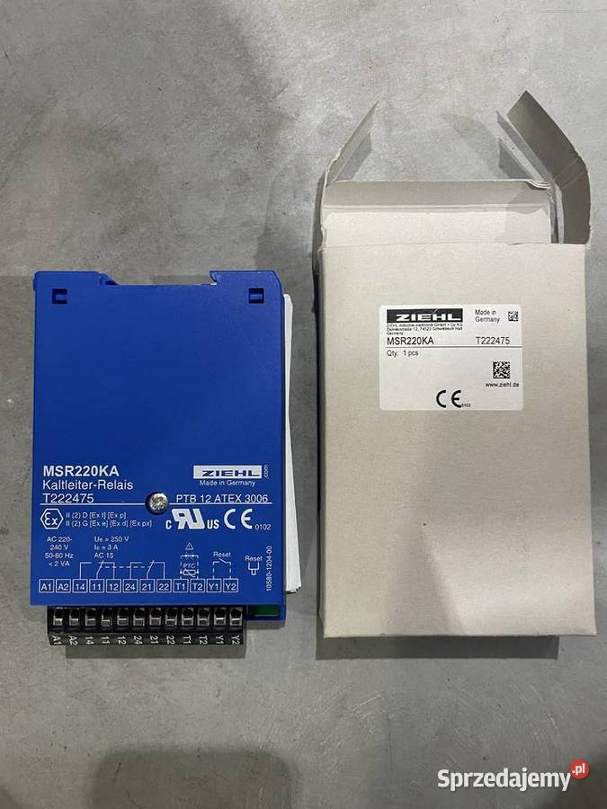 Przekaźnik termistorowy Ziehl MSR 220 KA Gdańsk