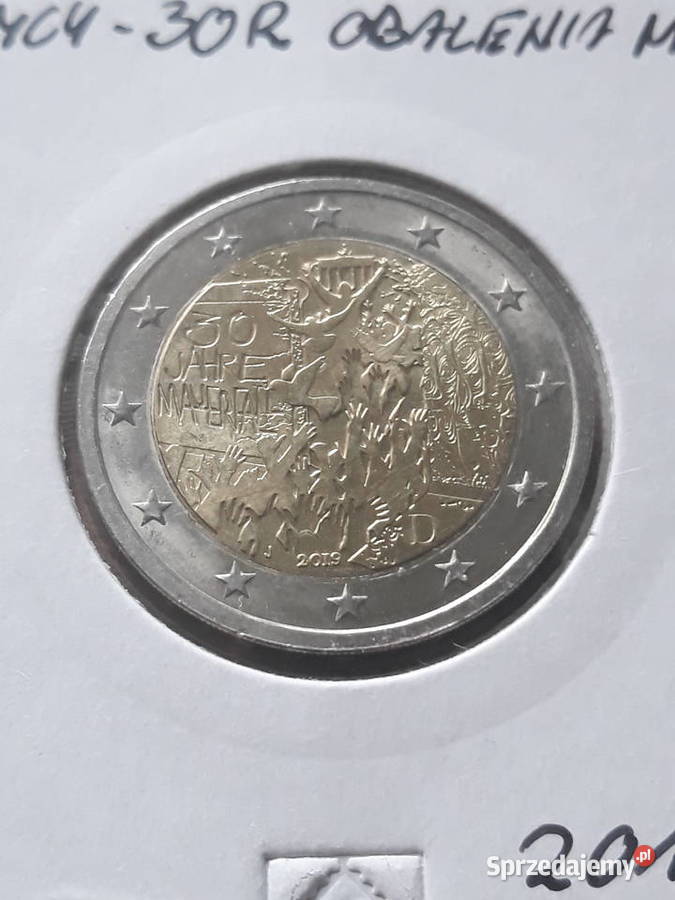 2 Euro 30 r Obalenia muru berlińskiego2019 r men