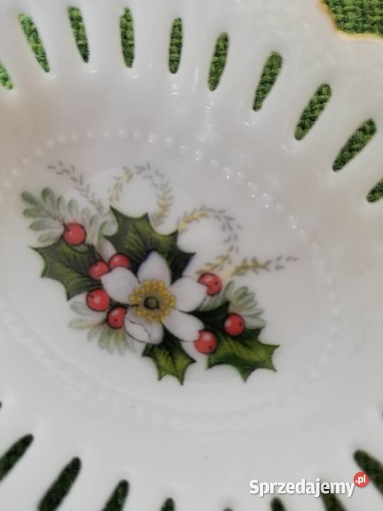 Cudeńko miniaturowy porcelanowy koszyczek Gorlice