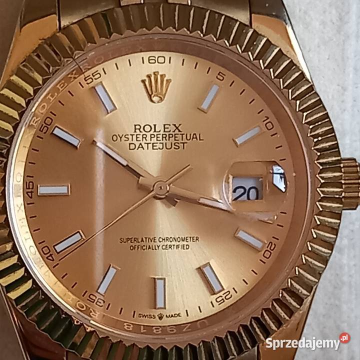 zegarek rolex datejust automatic pudełko Miedzna