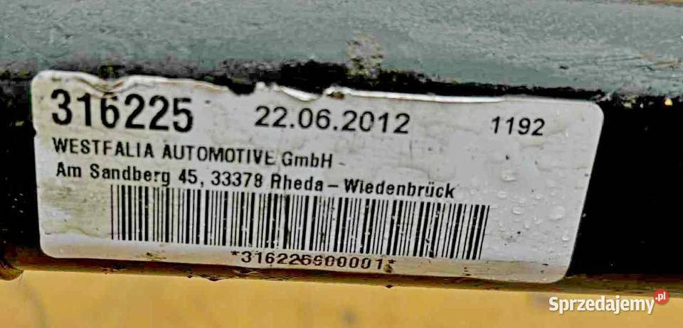 RENAULT KOLEOS I HAK HOLOWNICZY 7711423453 Radom