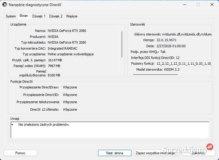 Komputer Gamingowy i7 8700K RTX 2080 1Tb M2 Pozostałe Żyrardów