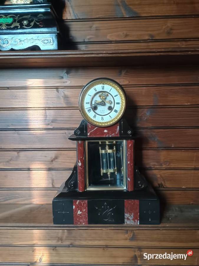 Kominkowy zegar francuski brokot podkarpackie Rzeszów
