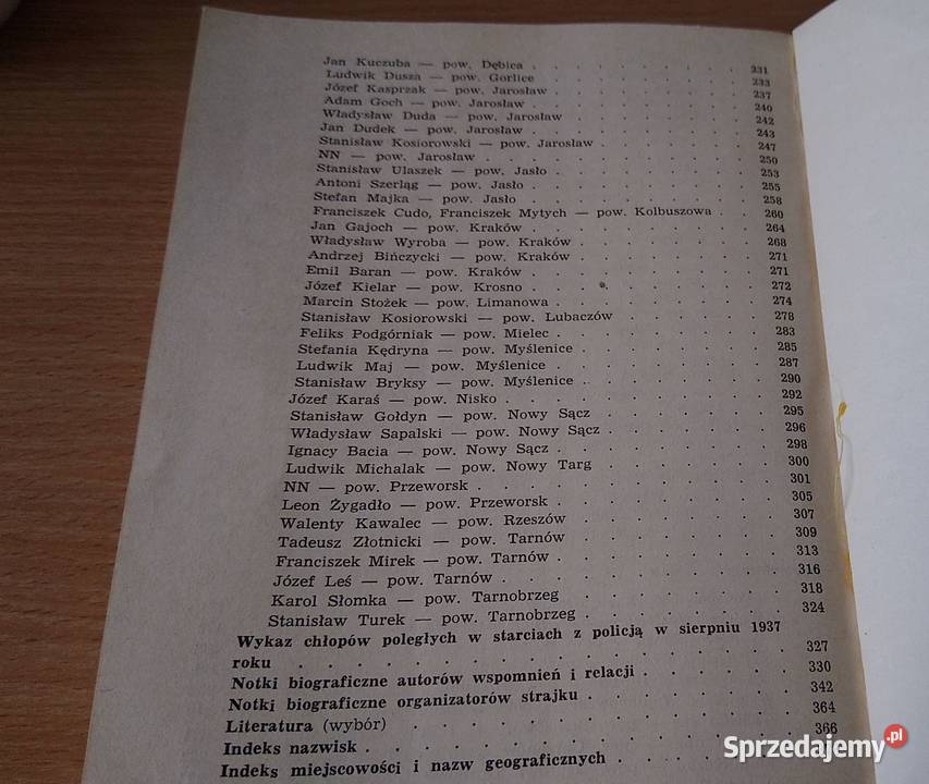 Strajk chłopski w Małopolsce w sierpniu 1937 Rok wydania 1988 Gdańsk
