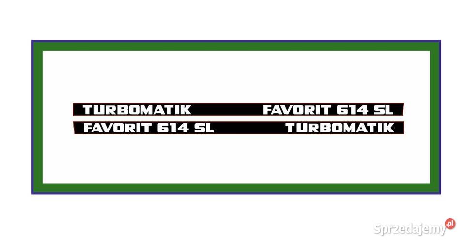 Naklejki Fendt Favorit 614 SL Turbomatik komplet warmińsko-mazurskie Ełk