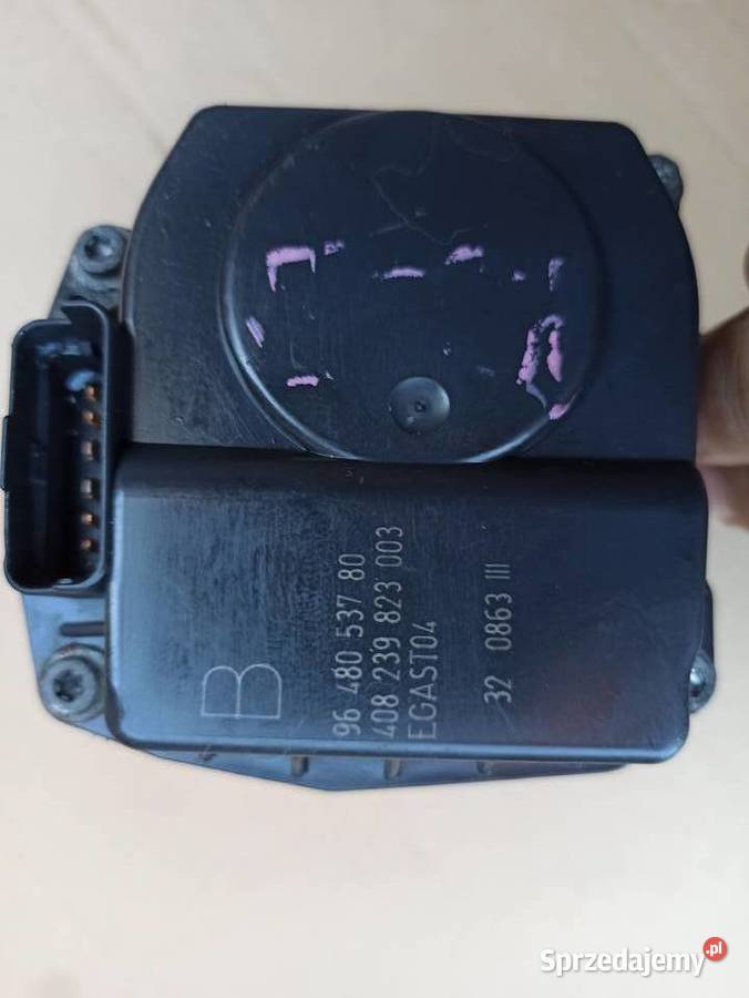 Przepustnica Citroen Peugeot 307 9648053780 osobowe dolnośląskie