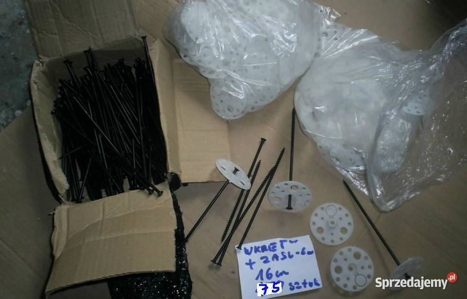 Wkręty 16 Zaślepki plastikowe 6 75 sztuk Pozostałe Olkusz