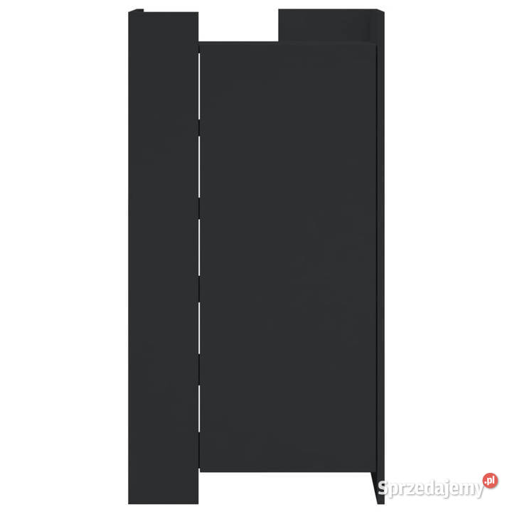 Szafka na buty czarna 52x375x100 materiał Warszawa