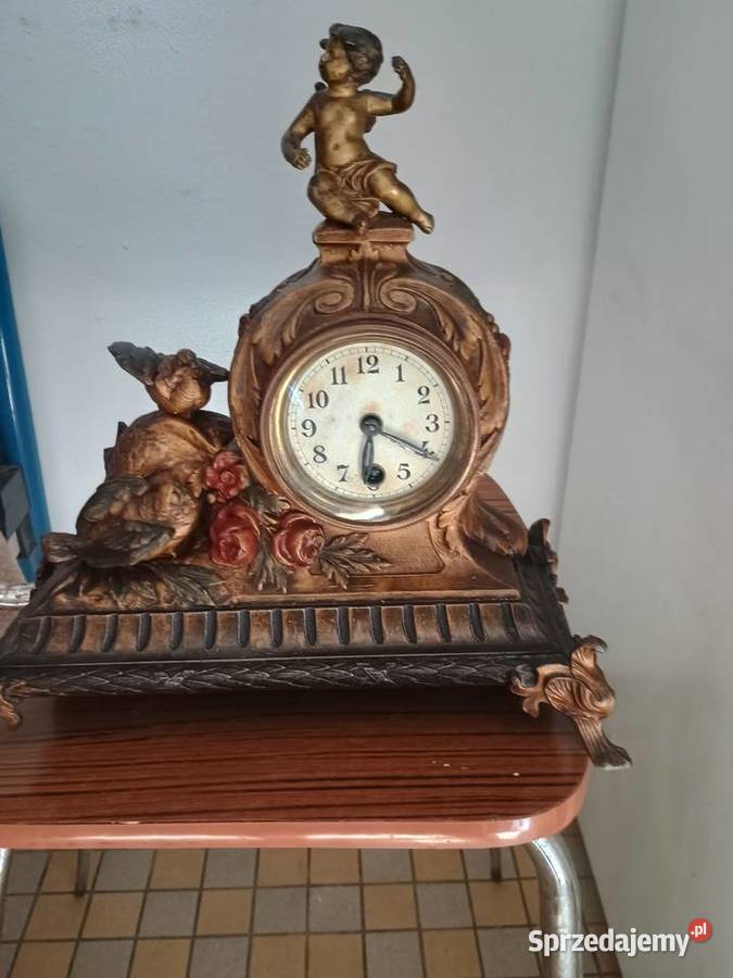 Wiszący zegar kominkowy francuski sprzedam