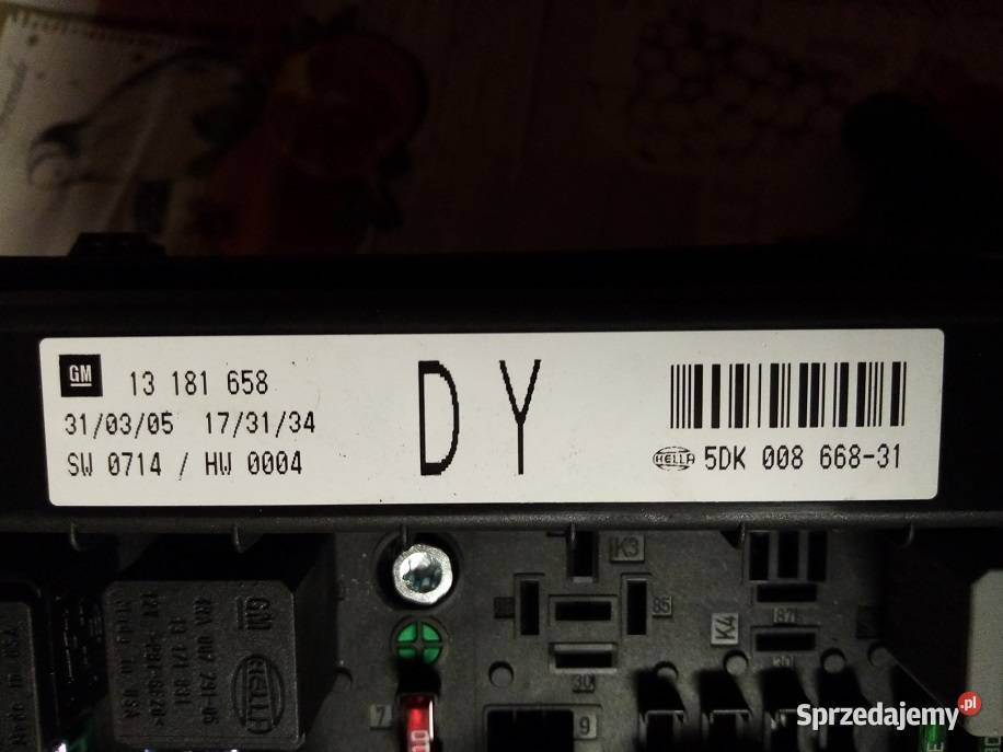 Bsi astra h 17 cdti osobowe Układ elektryczny Mieleszyn