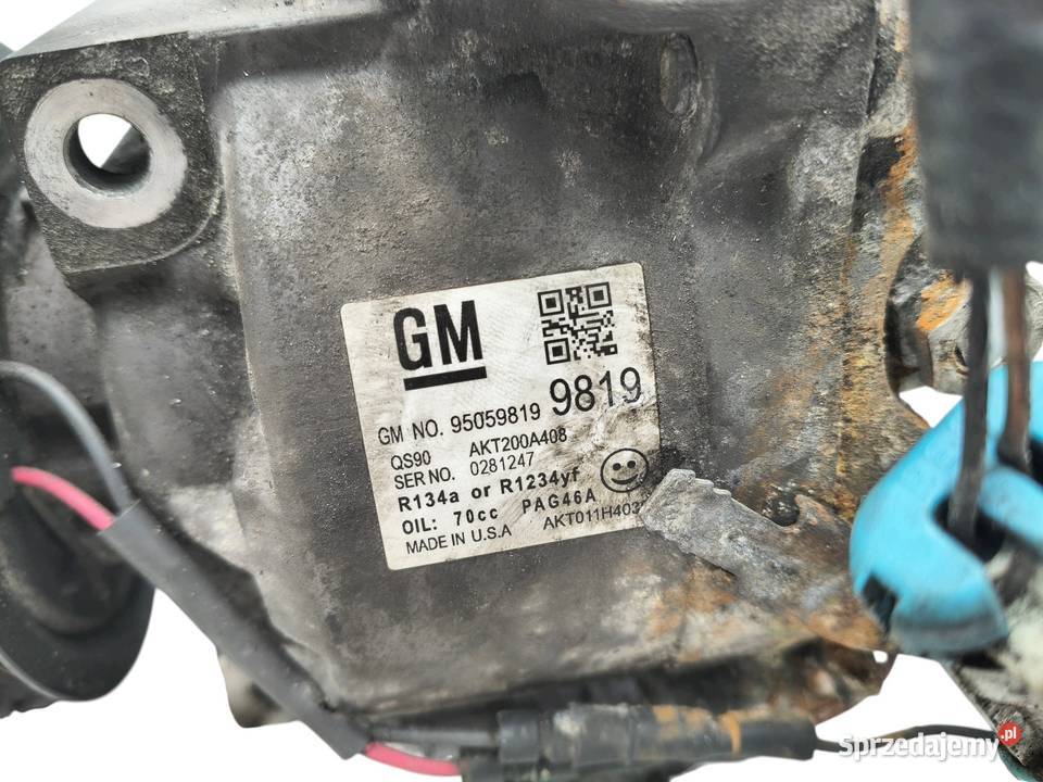 SPRĘŻARKA KLIMATYZACJI Opel Mokka Chevrolet Trax Chełm