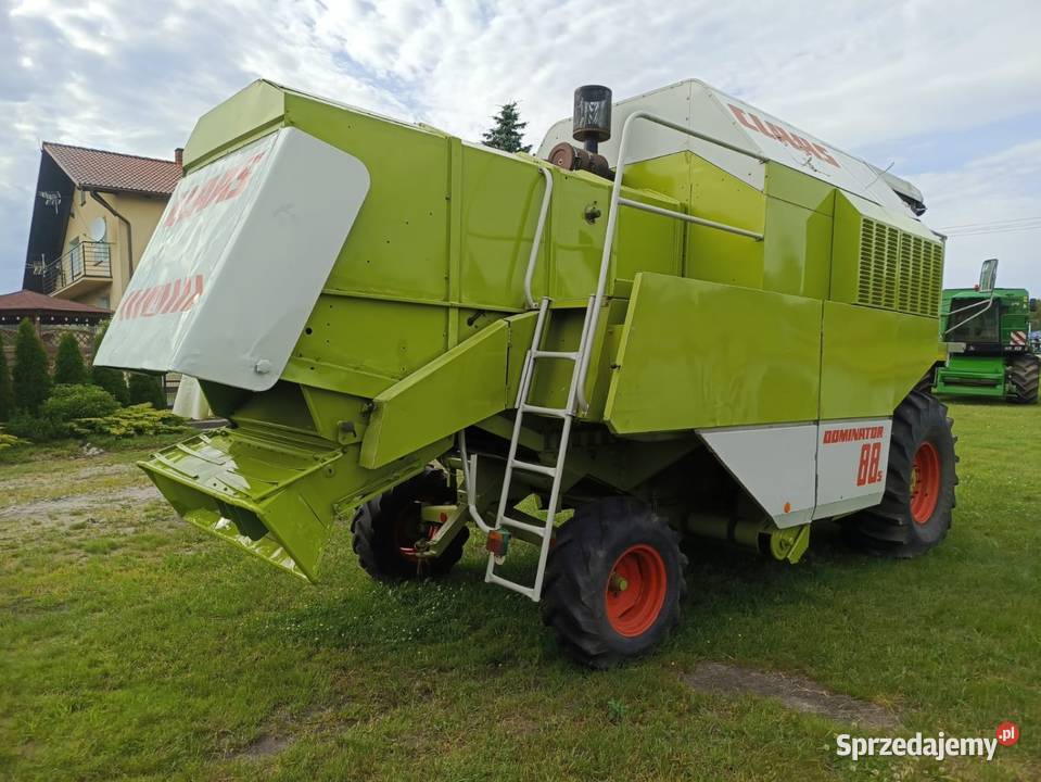 Kombajn zbożowy Claas Dominator 88s heder 39 m Sieczkarnia-rozdrabniacz Łobżenica