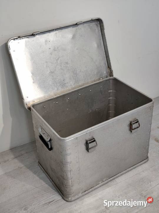 Klasyczna Skrzynia Aluminiowa ZARGES Pancerna Poddębice sprzedam
