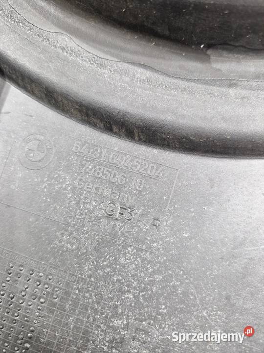 BMW E60 E61 E63 E64 OSŁONA OBUDOWA WLOT FILTRA Obudowy filtrów