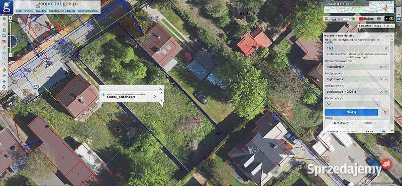 Działka na sprzedaż 831 mkw Legionowo Łowicka Sprzedaż