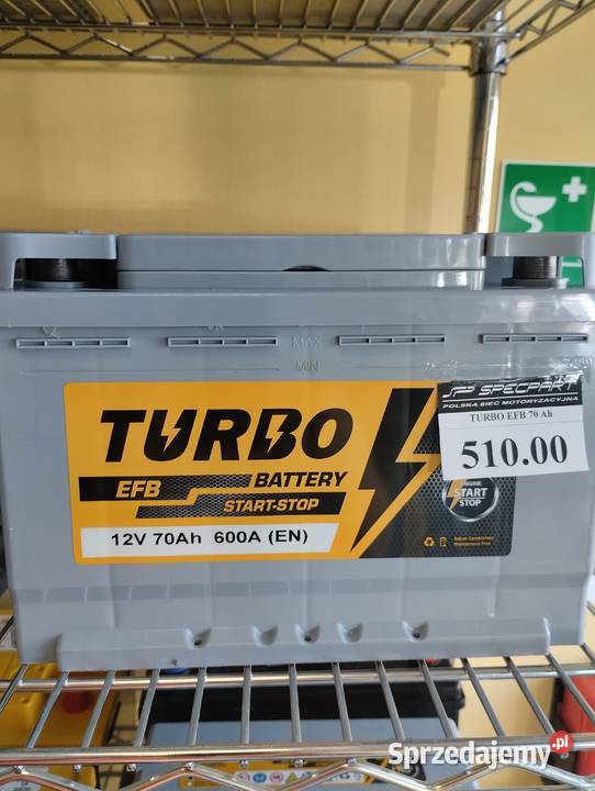 Akumulator TURBO EFB 70 Ah Szczecin W Kadłubka