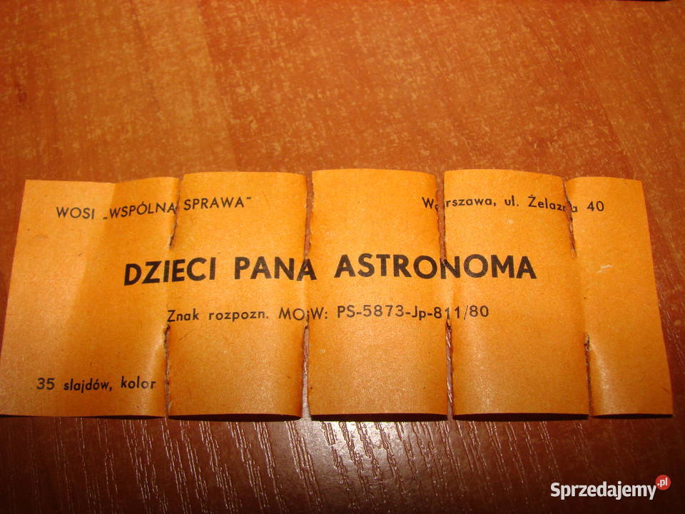 Dzieci Pana Astronoma przeźrocza PRL