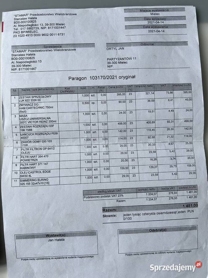 Skoda Rapid stan b salon 1197cm3 Tarnów