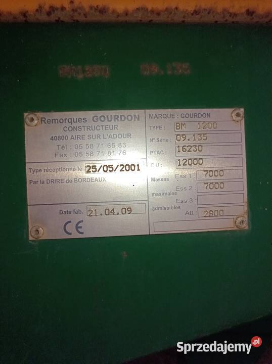 Przyczepa rolnicza skorupowa resor tandem podlaskie Chwaszczewo