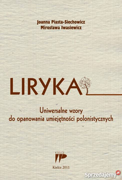 Liryka Uniwersalne wzory do opanowania Kielce