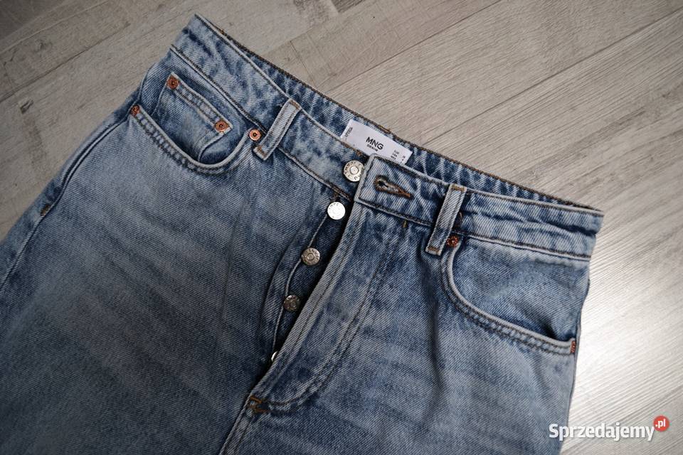 Mom jeans MNG Denim M jasne jeansy spodnie Toruń