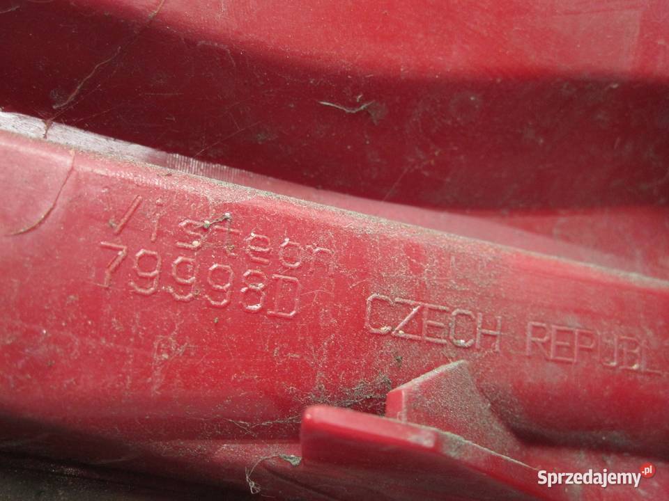 PEUGEOT 208 I 14r lampa prawa tył 9672628380 Kielce