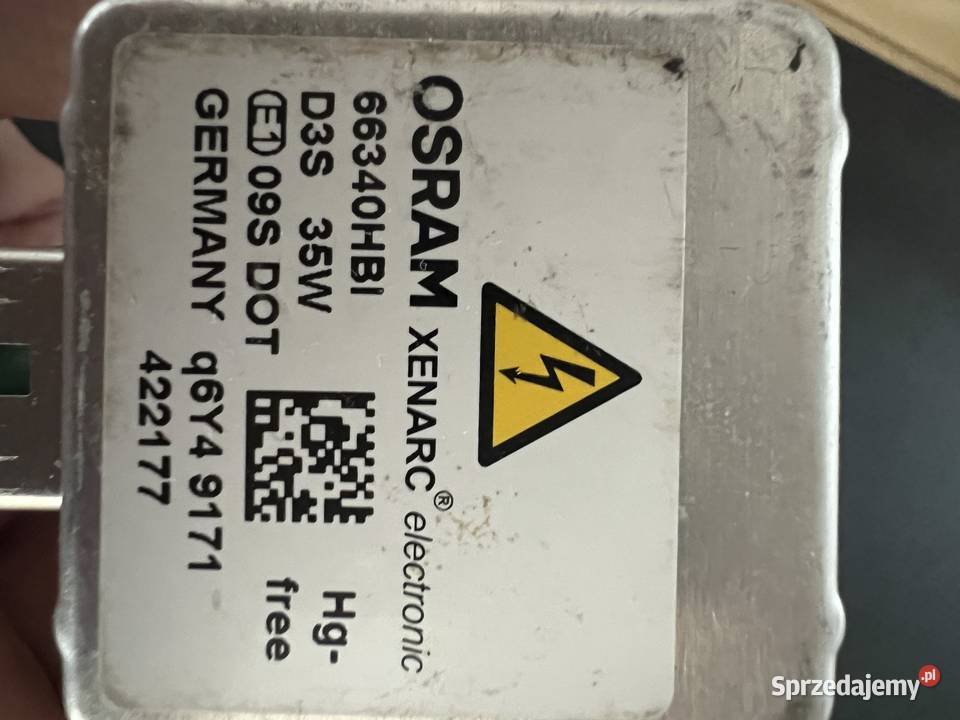 Żarniki xenon OSRAM D3S 35W oryginał komplet osobowe Ślesin