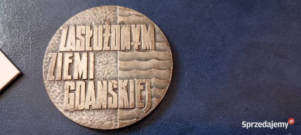 Stare monety Medal Zasłużonym Ziemi Gdańskiej
