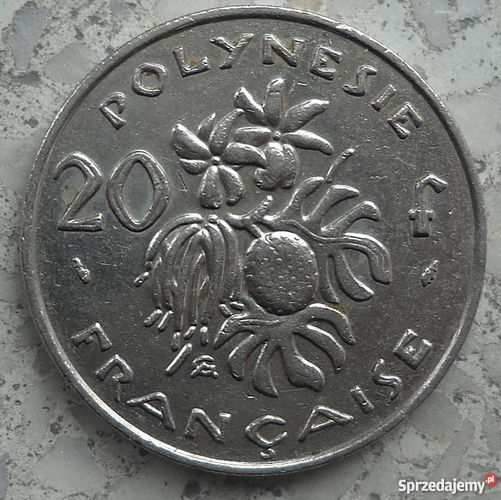 POLINEZJA FRANCUSKA20 FRANC1993 r Numizmatyka Kolekcje