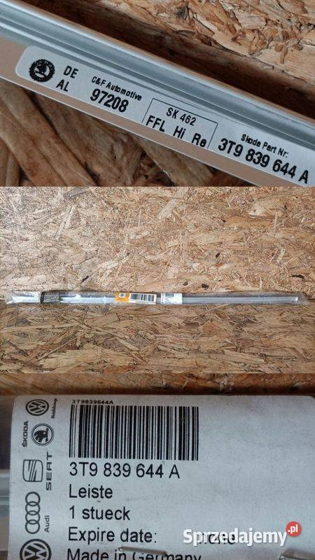 SKODA SUPERB II LISTWA CHROM SZYBY DRZWI PRAWY Pleszew sprzedam