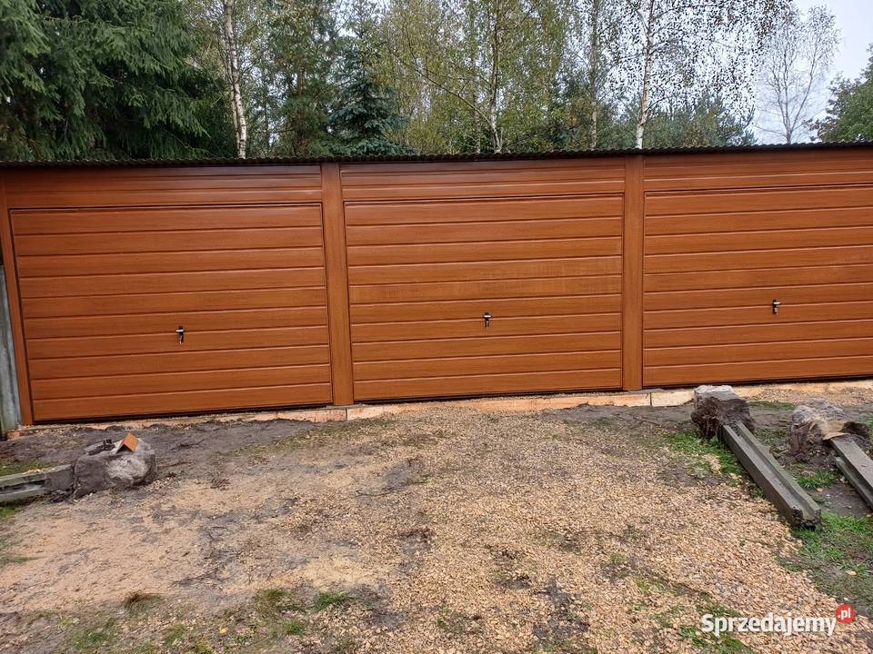 WIELOSTANOWISKOWY Drewnopodobny GARAŻ BLASZANY Lubliniec