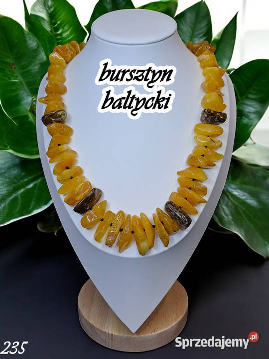 Korale z bursztynu bursztyn bałtycki supełkowany Korale Warszawa