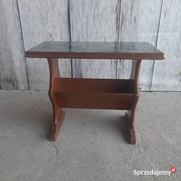 stolik kawowy gazetnik blat marmur 992