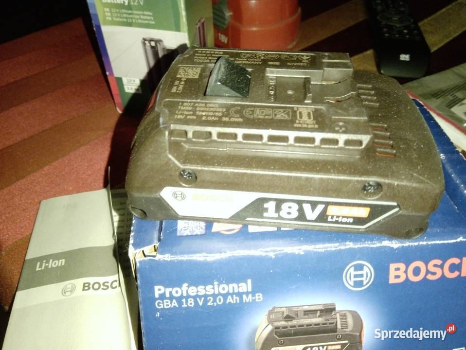 Bosch profesional akumulator 18V liion 2ah nowy mazowieckie Nowy Dwór Mazowiecki sprzedam