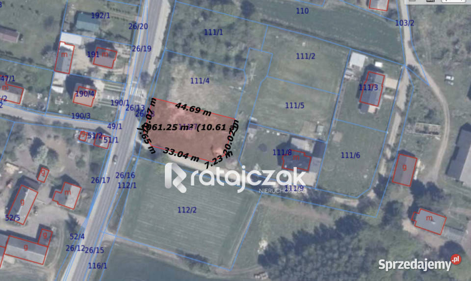 Ogłoszenie działka 1057m2 Trzcińsk 1057m2