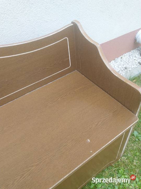 OKAZJA Drewniana Ława Ciężka Siedzisko Ławka Zabrze sprzedam