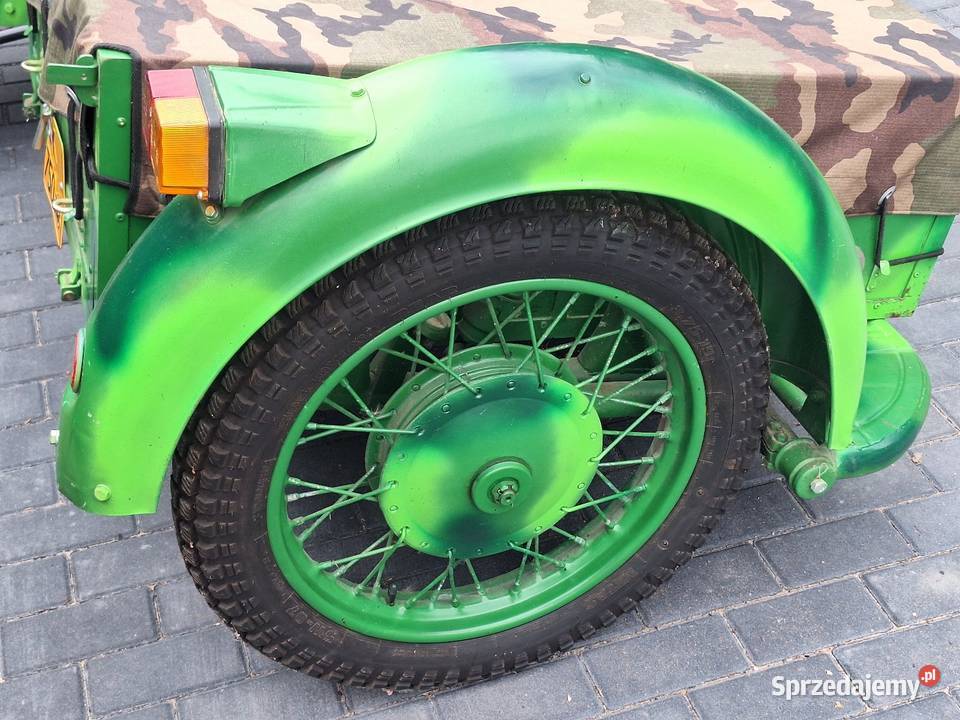 Przyczepka motocyklowa K750 Dniepr Ural BMW Małujowice