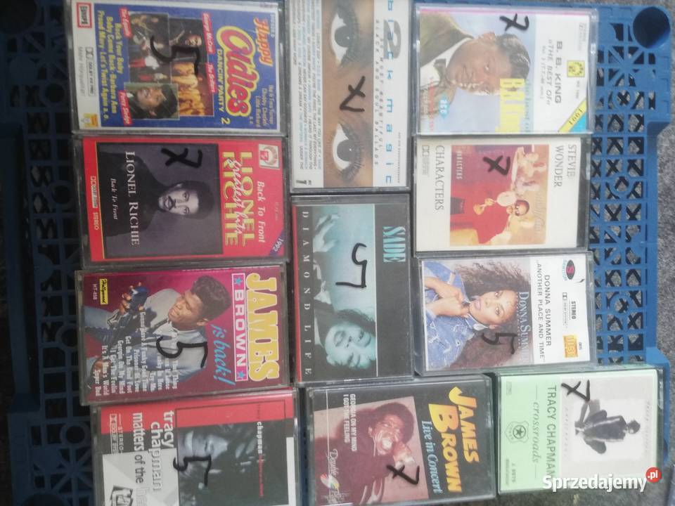 Kaseta magnetofonowa muzyka czarnoskórzy kaseta Płyty i kasety Łódź