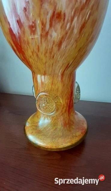 Wazon PRL Antico Kamionka Łysa Góra szkło Warszawa