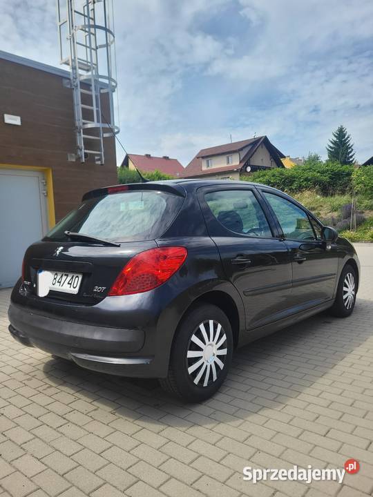 Peugeot 207 14 HDI 13 Lat w jednych rekach czarny Motoryzacja Bolesławiec sprzedam