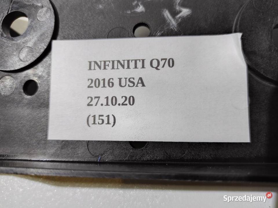 ŚLIZG ZDERZAKA PRAWY PRZÓD INFINITI Q70 M35 M37 sprzedam