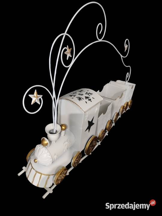 Pociąg metalowy bialy Ropczyce