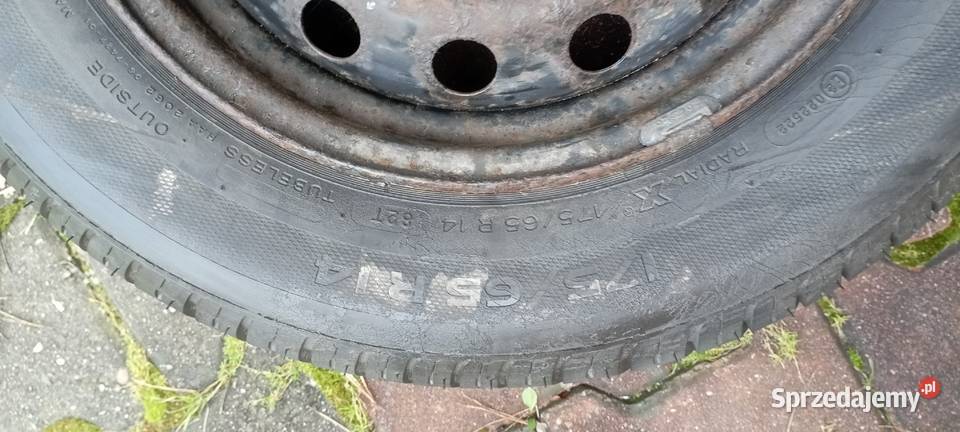 Koło stalowe Citroen zapasowe 55x14 opona Samochodowe śląskie Tychy