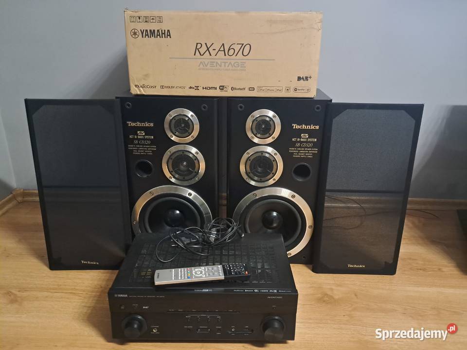 Zestaw Amplituner Yamaha RXA670 AVENTAGE Kolumny Skierniewice