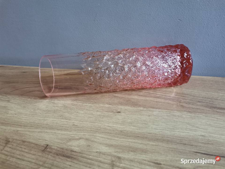 Stary unikatowy wazon huta Krosno projekt Katowice