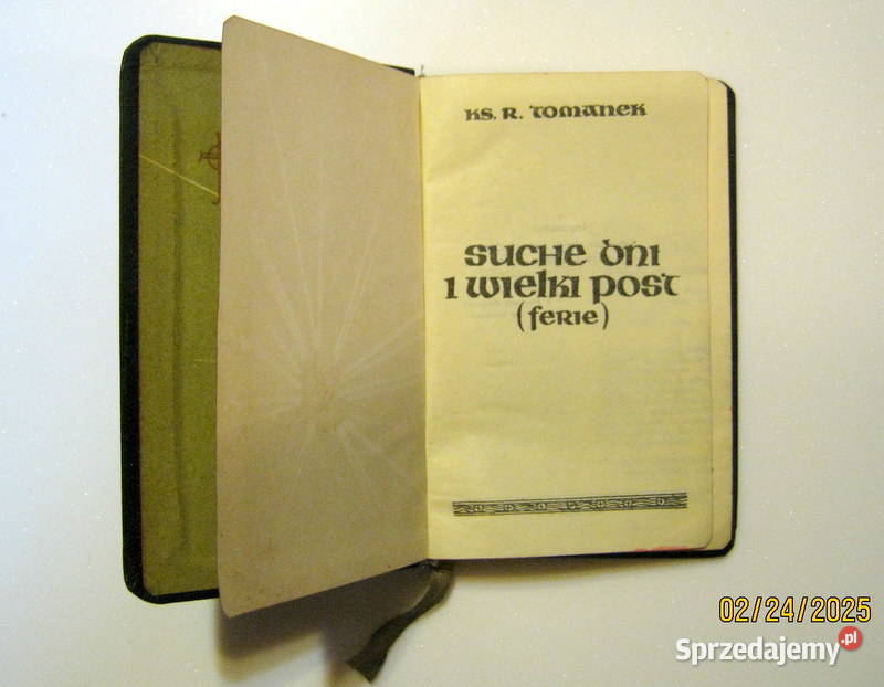 Suche dni i wielki post R Tomanek małopolskie Kraków