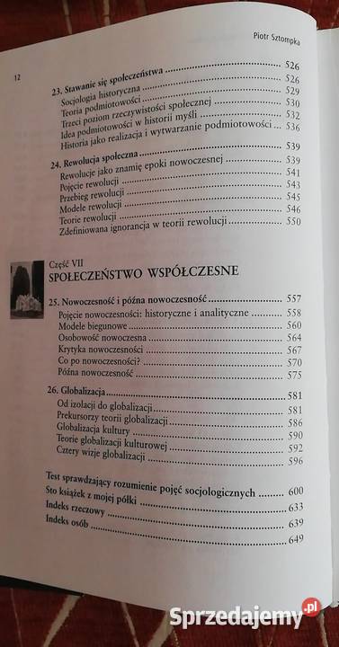 Socjologia Piotr Sztompka Poznań